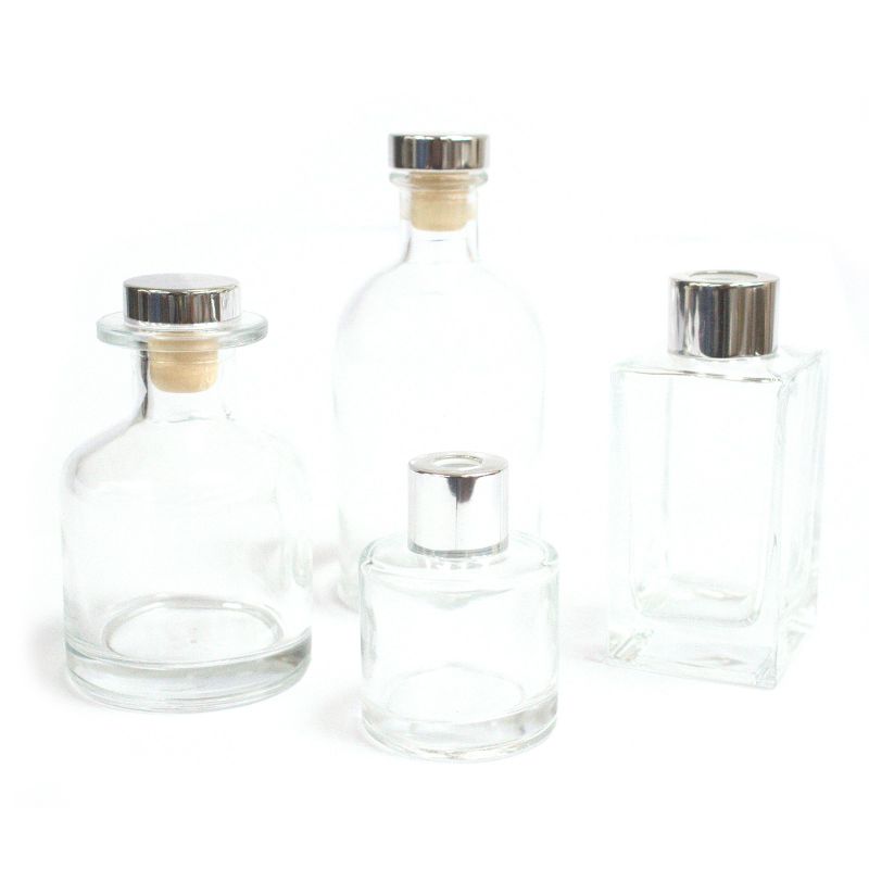 250 ml  Kerek Antik Diffúzor Flakon  - Tiszta