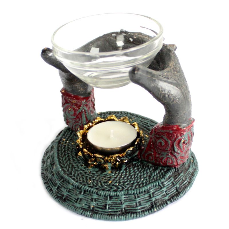 Antik Stílusú Buddha - "Kínáló Kezek" Aromalámpa