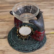 Antik Stílusú Buddha - "Om Kezek" Aromalámpa
