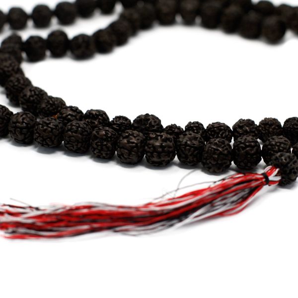 108 Rudraksha Mala Lánc - Sötét
