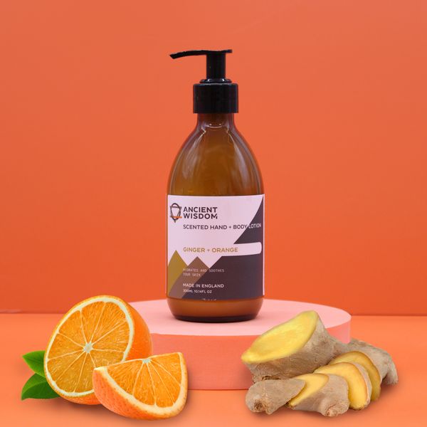 Gyömbér és Narancs Kéz és Testápoló 300ml