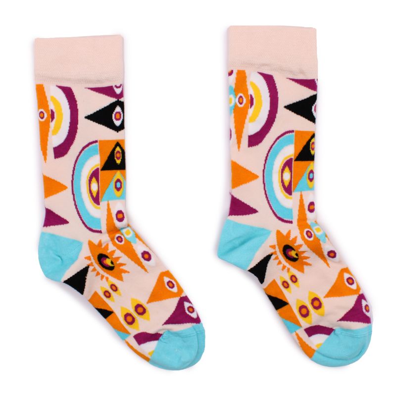 S/M Hop Hare Zokni - Psychedelic