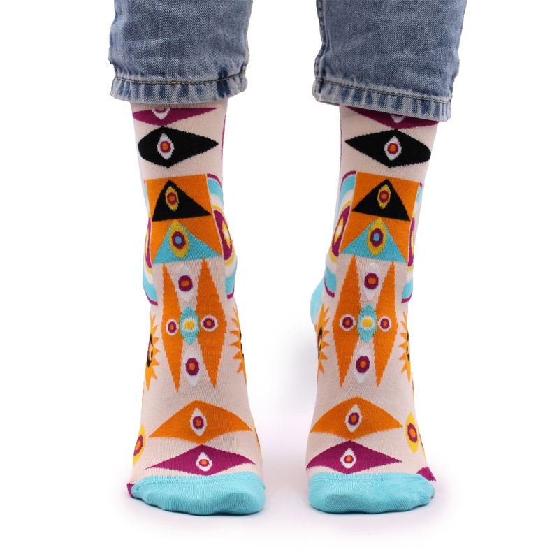 S/M Hop Hare Zokni - Psychedelic