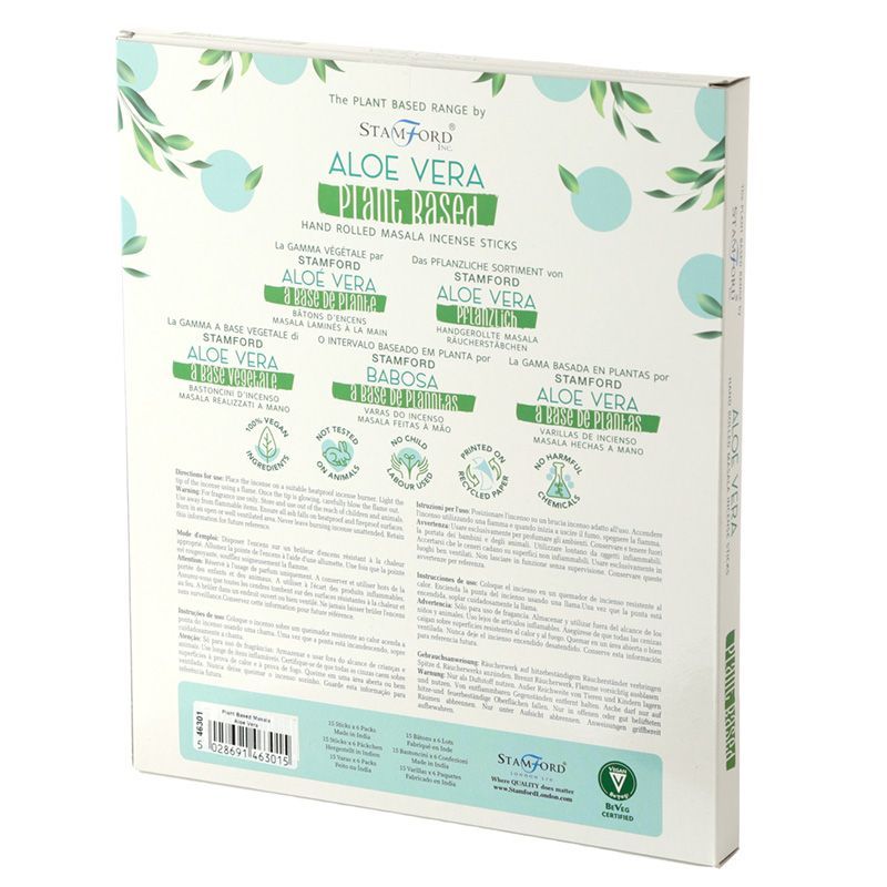 Növényi Alapú Masala Füstölő- Aloe Vera