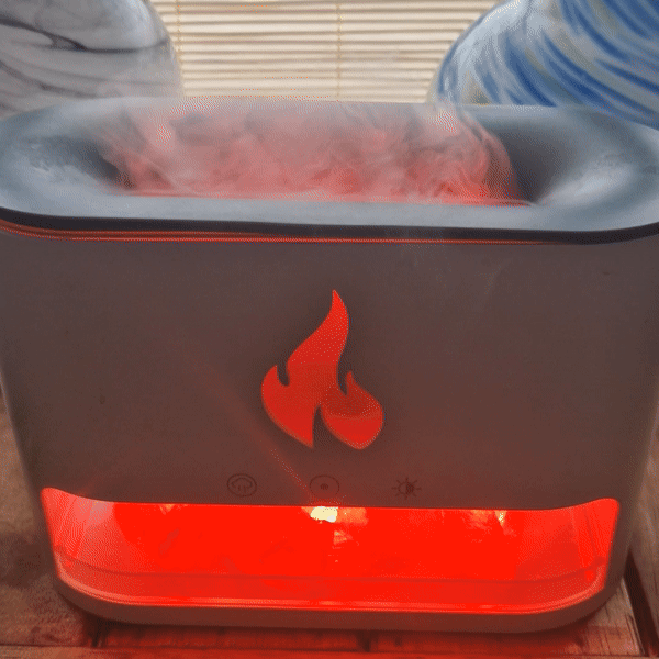 Aroma Diffúzor - Himalája Sóbarlang - USB - Lángoló hatás