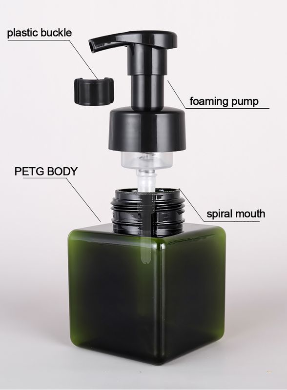 Négyzetes Habos Pumpás Szappan Adagoló - 250ml