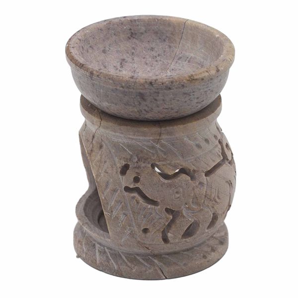Kicsi Szappankő Aromalámpa 8cm - Elefánt