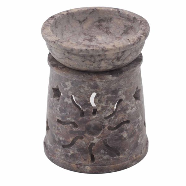 Kicsi Szappankő Aromalámpa 8cm - Nap és Csillagok