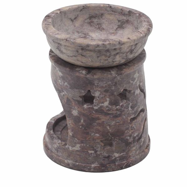 Kicsi Szappankő Aromalámpa 8cm - Nap és Csillagok