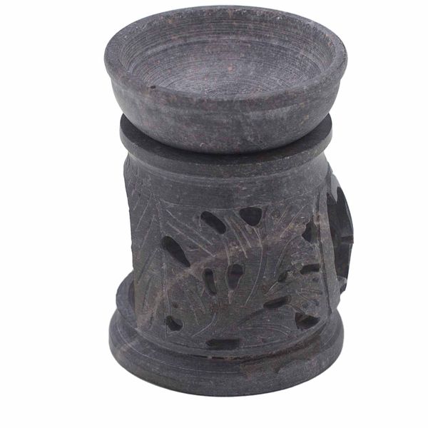 Kicsi Szappankő Aromalámpa 8cm - Om