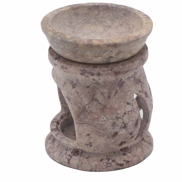 Kicsi Szappankő Aromalámpa 8cm - Három Hold Pentagon