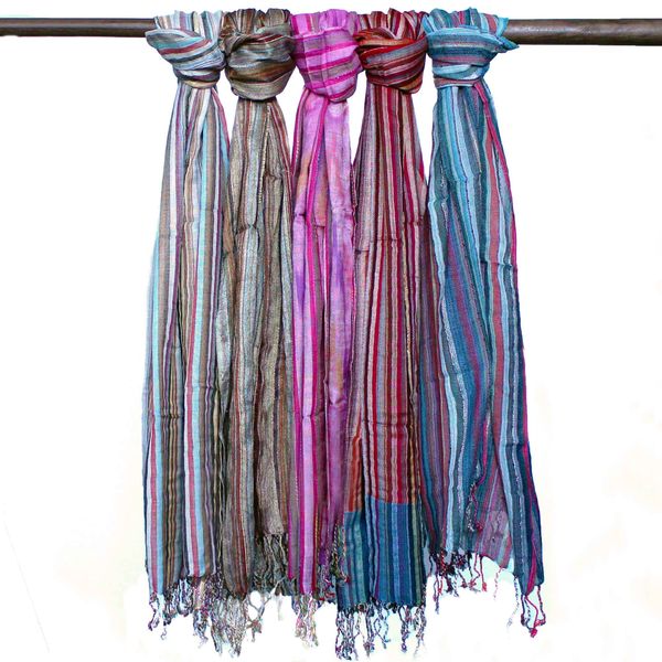 Indiai Boho Sálak - 50x180cm - Vegyes Színek