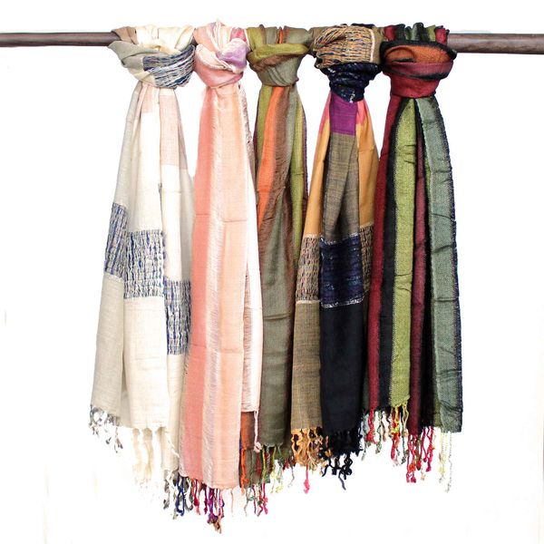Nagy Indiai Boho Sálak - 75x180cm - Vegyes Színek