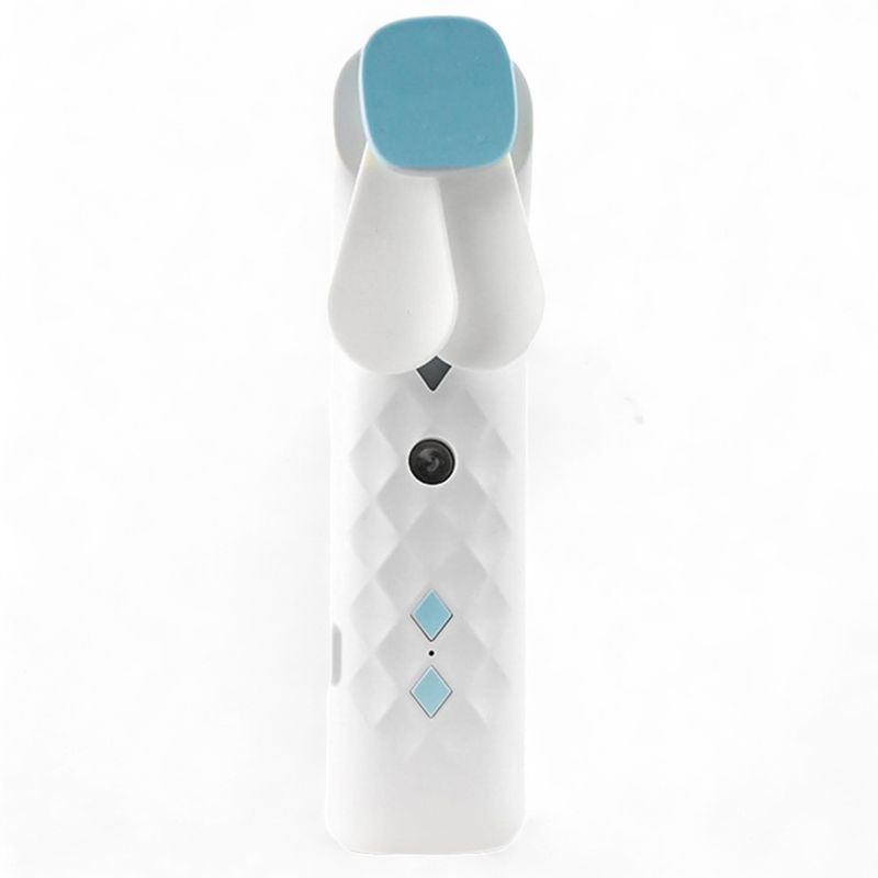 Fehér Mini Párásító Ventilátor - USB töltés