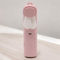 Rózsaszín Mini Párásító Ventilátor - USB töltés