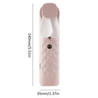 Rózsaszín Mini Párásító Ventilátor - USB töltés