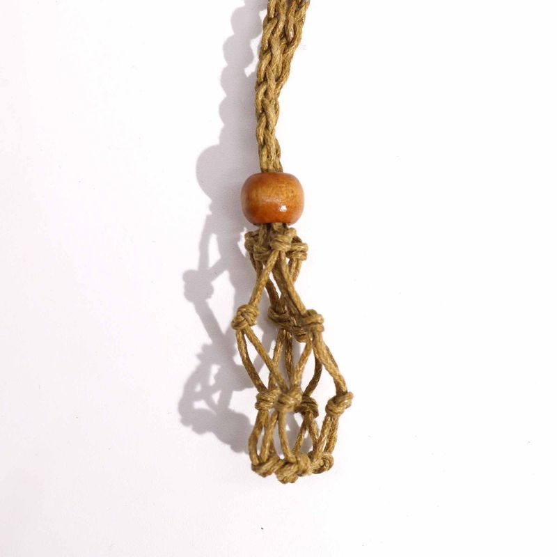 Drágakő Nyaklánczsinór 45cm - Homokszínű