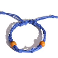 Drágakő Karkötőzsinór 20-28cm - Sötétkék