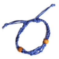 Drágakő Karkötőzsinór 20-28cm - Sötétkék