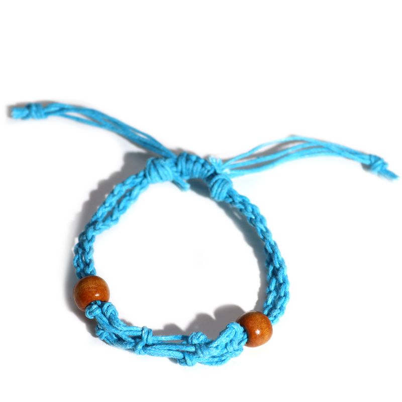 Drágakő Karkötőzsinór 20-28cm - Kék