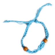 Drágakő Karkötőzsinór 20-28cm - Kék