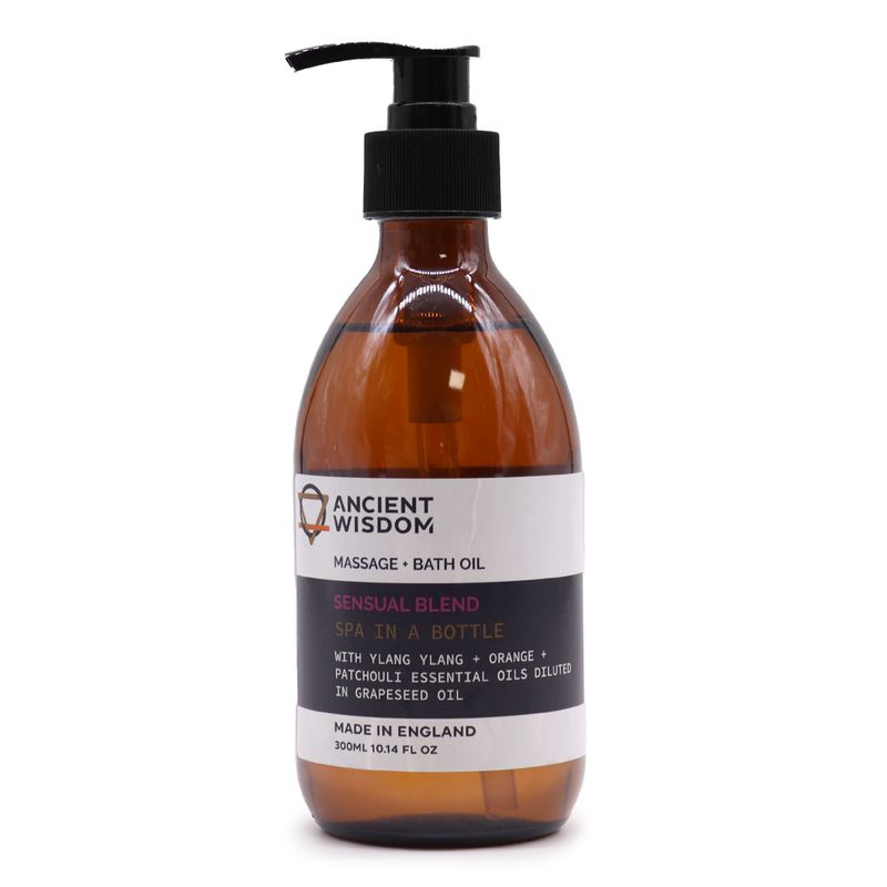 Aromaterápiás masszázs- és fürdőolaj - Érzéki 300ml