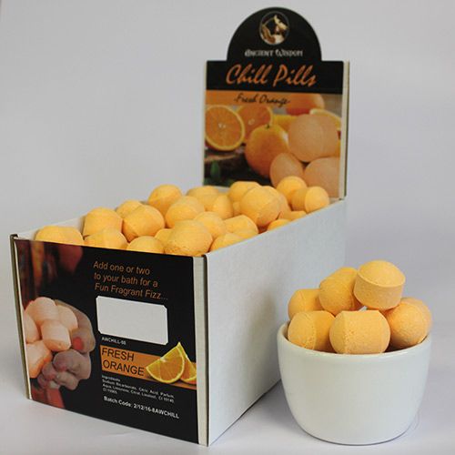 1.3kg Pezsgő Fürdőgolyócskák - Narancs