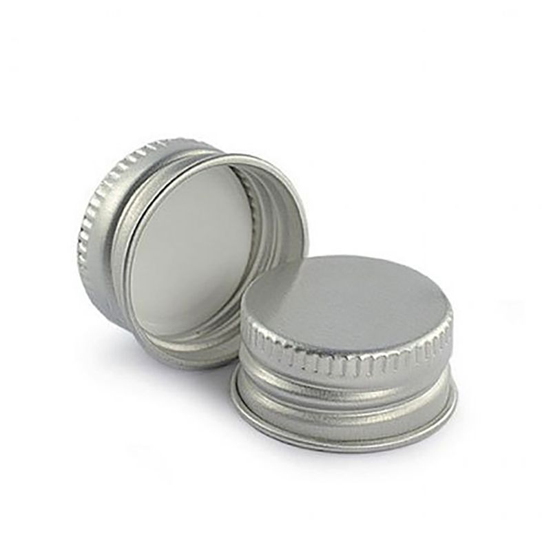 Kupak Gyógyszeres Üveghez - Aluminum, Ezüst-28mm