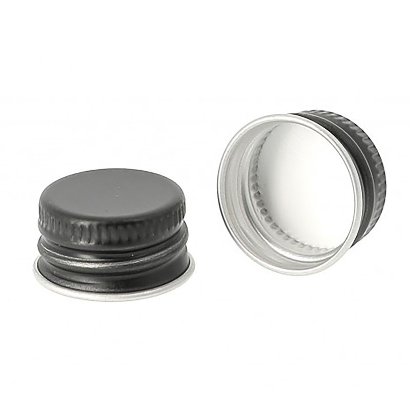 Kupak Gyógyszeres Üveghez Black - Aluminum,Fekete-28mm