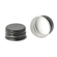 Kupak Gyógyszeres Üveghez Black - Aluminum,Fekete-28mm