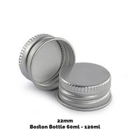 Alumínium Kupak Boston Jantár Üveghez (120ml)
