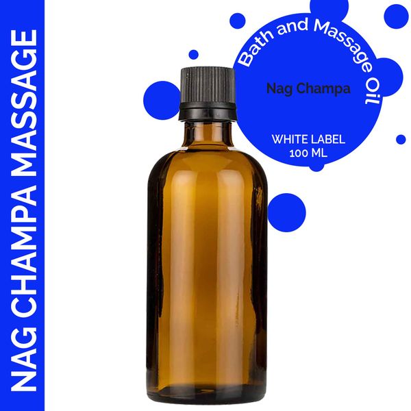 Nag Champa Masszázsolaj - 100ml - Címke Nélkül