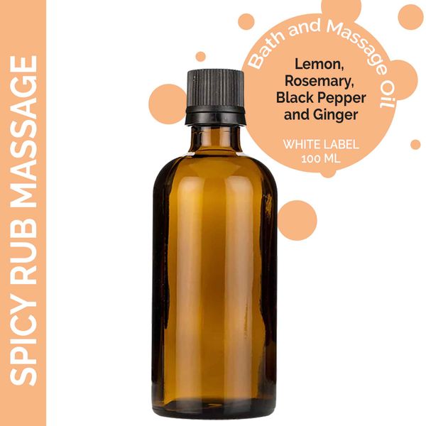 Fűszeres Masszázsolaj - 100ml - Címke Nélkül