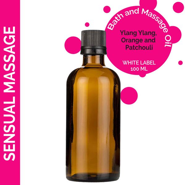 Érzéki Masszázsolaj - 100ml - Címke Nélkül