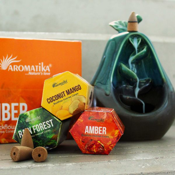 Aromatika visszaáramló füstölőkúpok