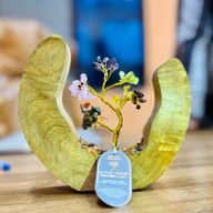 Szerencsefa nyitott mangófa gyűrűben - Vegyes - 60 kő