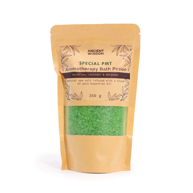 Aromaterápiás Fürdősó Papír Csomagolásban 350g - PMS tünetek enyhítésére