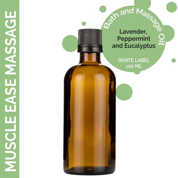 Izomalzító Masszázsolaj - 100ml - Címke Nélkül