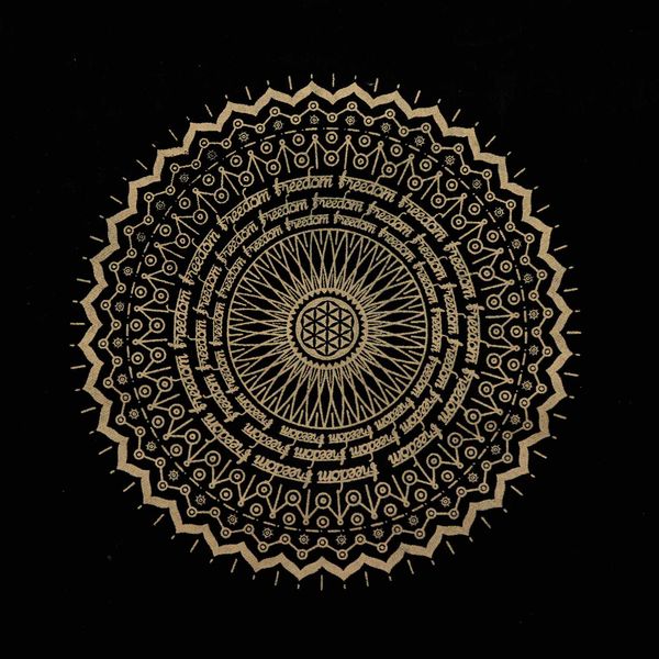 Nagy Táska (38x15x43cm) Csokoládé Kőmosott 14oz - Mandala