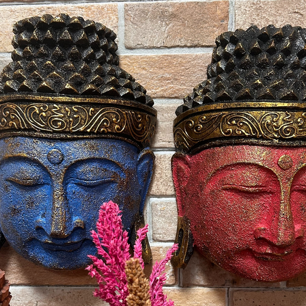 Dekorációs Buddha Fejek