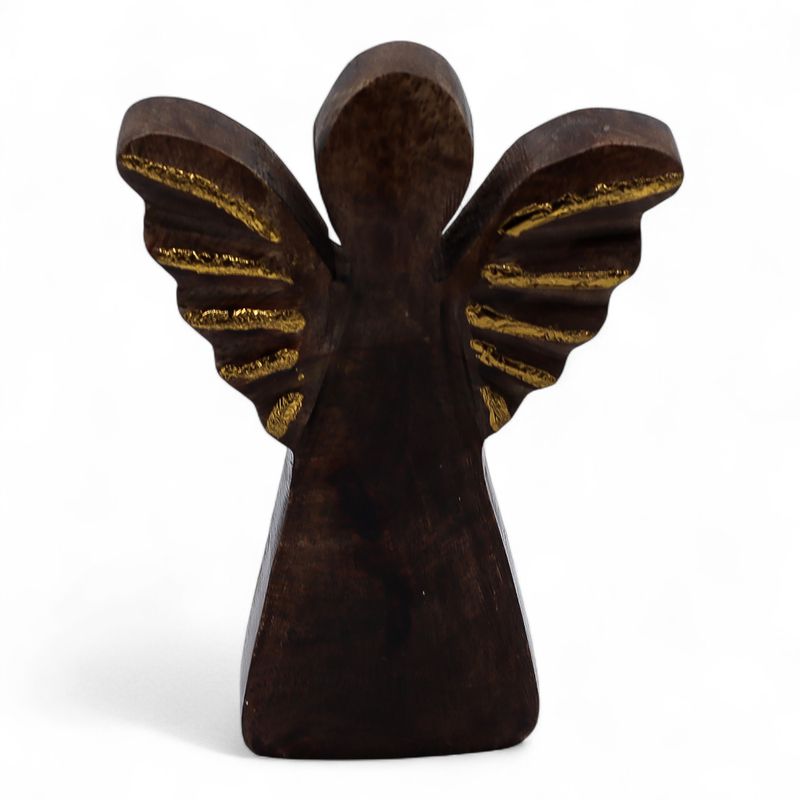 Kicsi Mangófa Angyal - Arany Dekor - 12cm