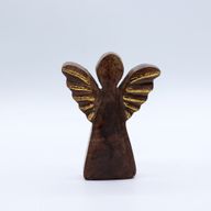 Kicsi Mangófa Angyal - Arany Dekor - 12cm