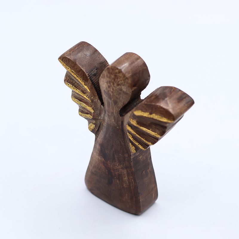 Kicsi Mangófa Angyal - Arany Dekor - 12cm