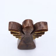 Kicsi Mangófa Angyal - Arany Dekor - 12cm
