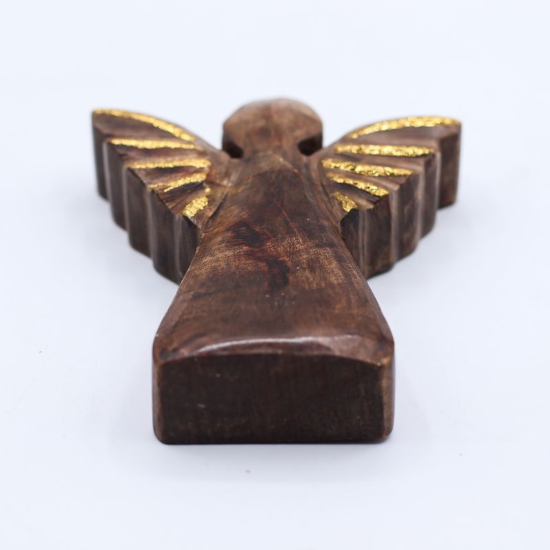 Kicsi Mangófa Angyal - Arany Dekor - 12cm