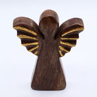 Közepes Mangófa Angyal  - Arany Dekor  - 16cm