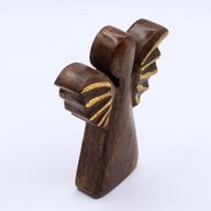 Közepes Mangófa Angyal  - Arany Dekor  - 16cm