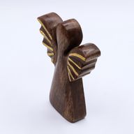Közepes Mangófa Angyal  - Arany Dekor  - 16cm