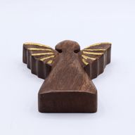 Közepes Mangófa Angyal  - Arany Dekor  - 16cm