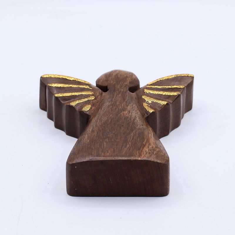 Közepes Mangófa Angyal  - Arany Dekor  - 16cm